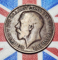 1914 Great Britain One Penny — WWI — George V / Britannia — G+ to VG