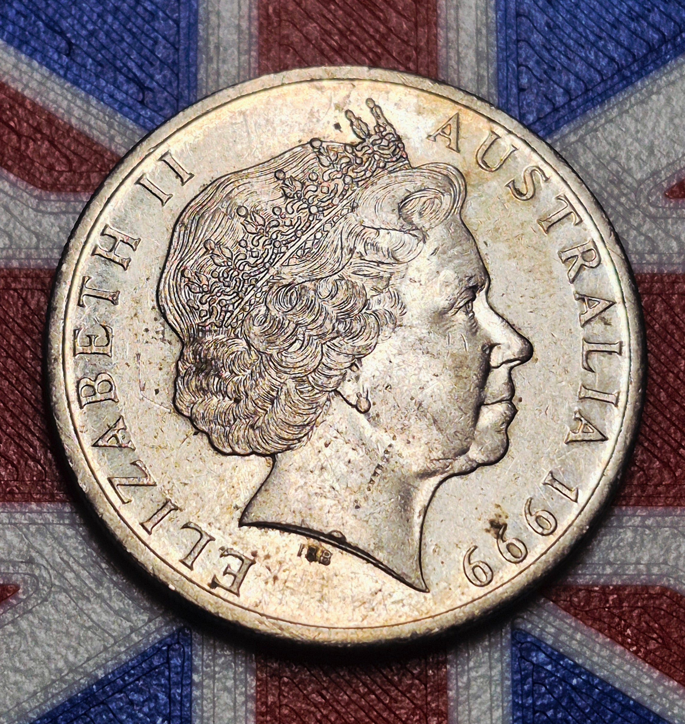 1999 Australia 20 Cents — Elizabeth II / Platypus — Stuart Devlin Design — F to VF