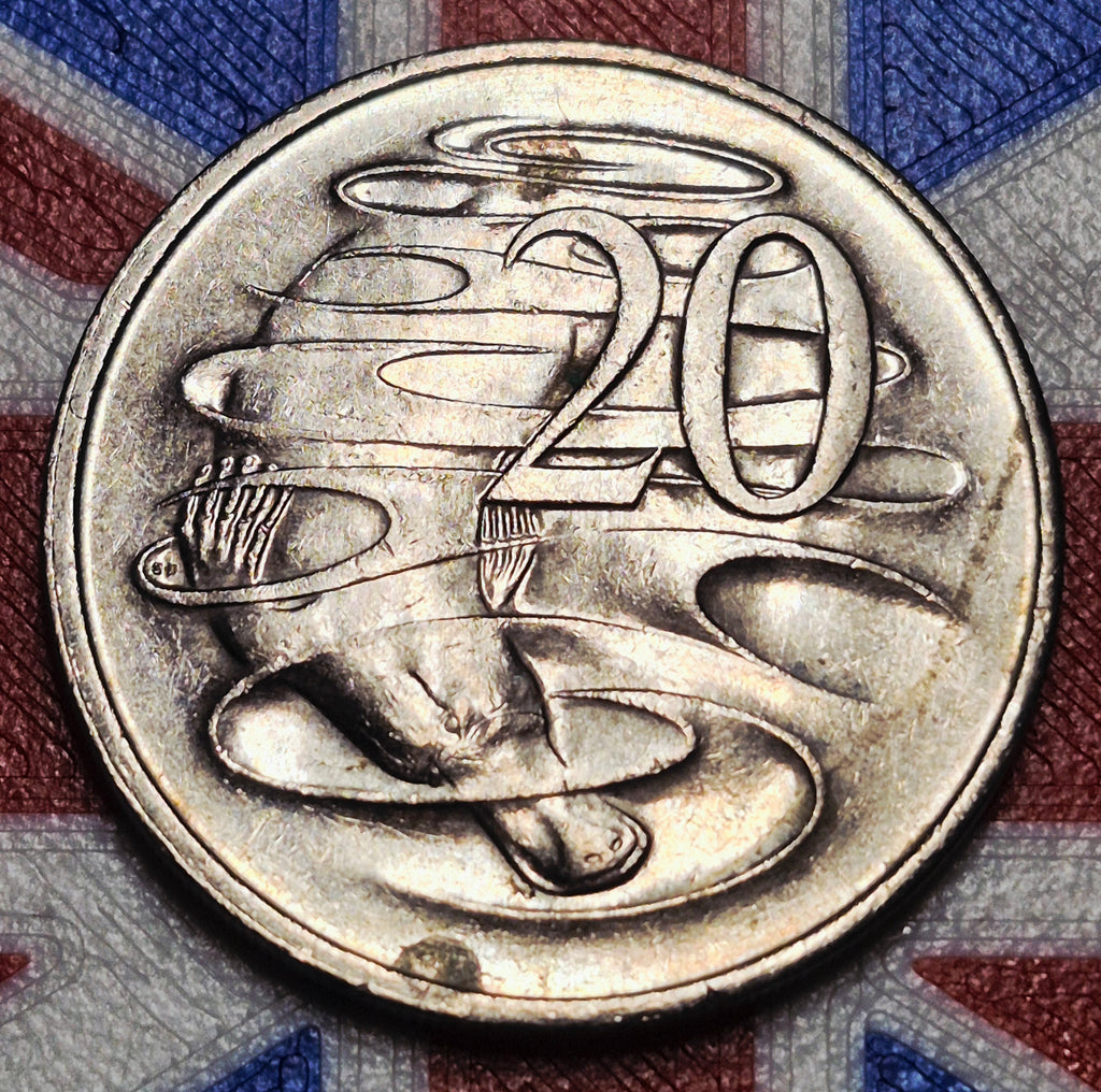 1999 Australia 20 Cents — Elizabeth II / Platypus — Stuart Devlin Design — F to VF