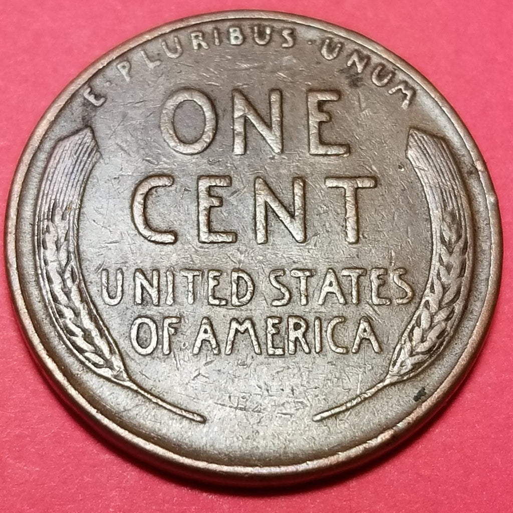 1945 United States Wheat Penny (P) — WWII Era / Lincoln — Shell Casing Bronze — Very Good to Fine