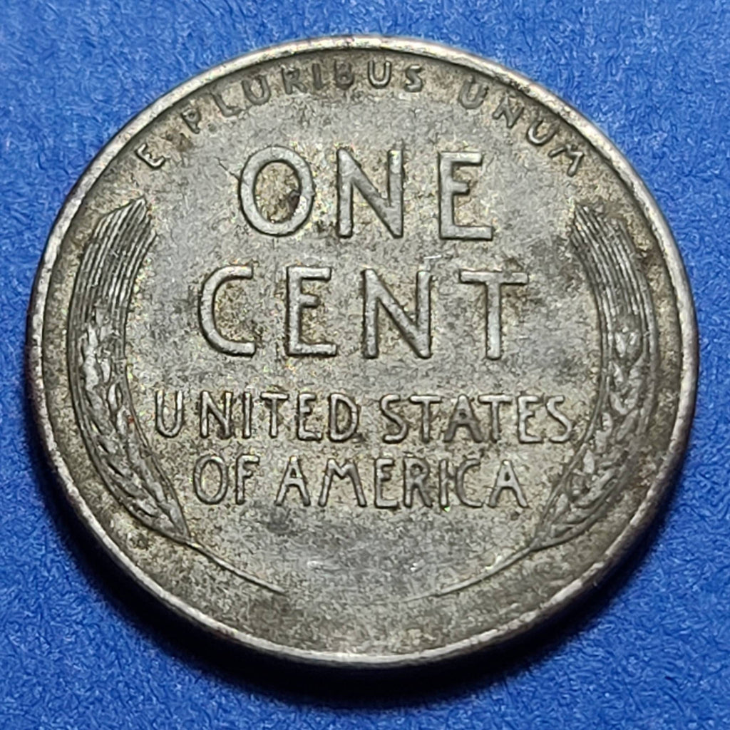 1943 United States Steel Penny (P) — WWII Era / Lincoln — Wartime Composition — Very Good to Very Fine