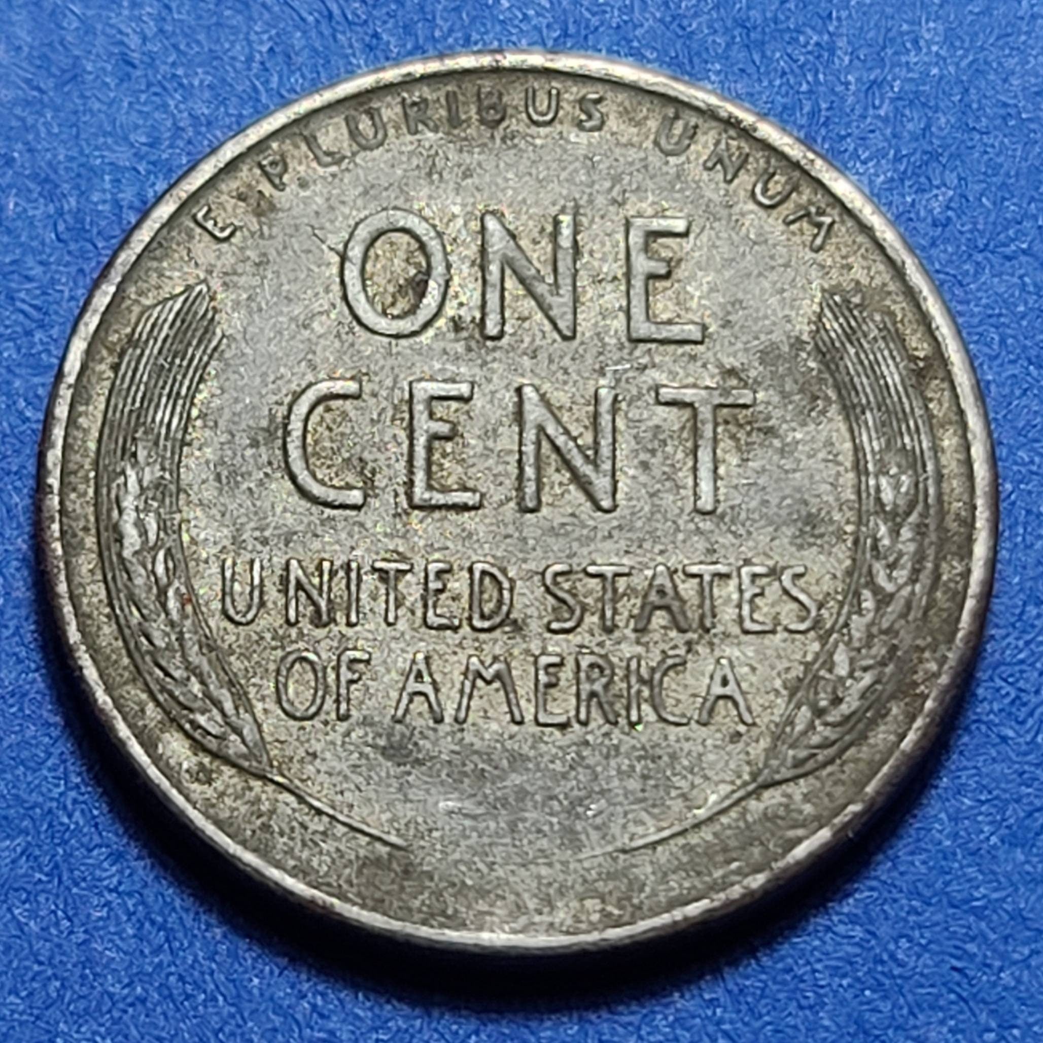 1943 United States Steel Penny (P) — WWII Era / Lincoln — Wartime Composition — Very Good to Very Fine