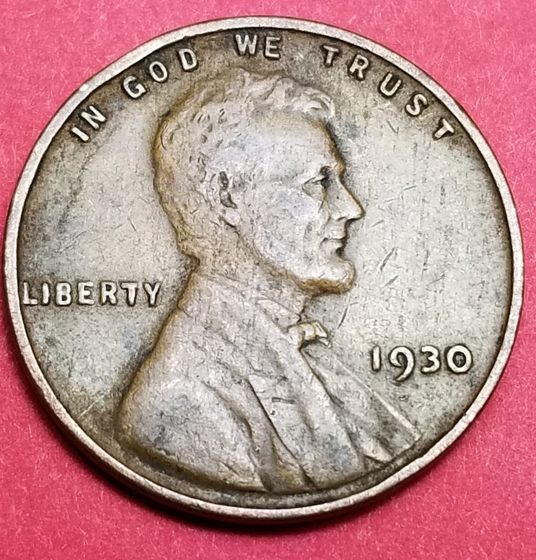 1930 United States Wheat Penny (P) — Great Depression / Lincoln — Wheat Reverse — Very Good+ to Very Fine
