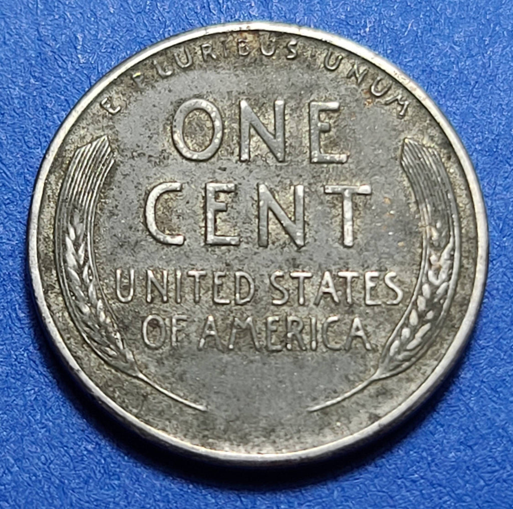 1943 United States Steel Penny (P) — WWII Era / Lincoln — Wartime Composition — Very Good to Very Fine