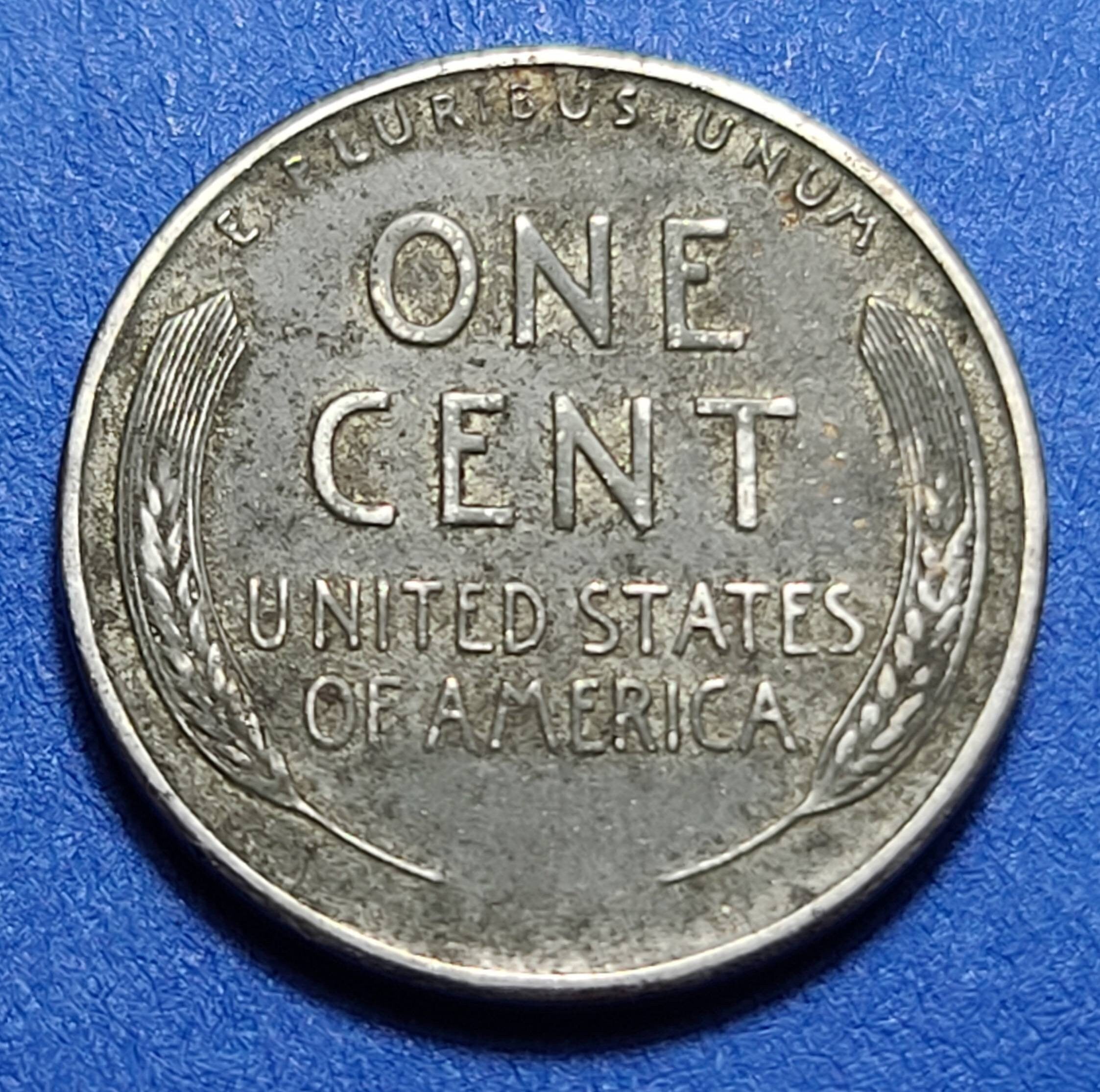 1943 United States Steel Penny (P) — WWII Era / Lincoln — Wartime Composition — Very Good to Very Fine