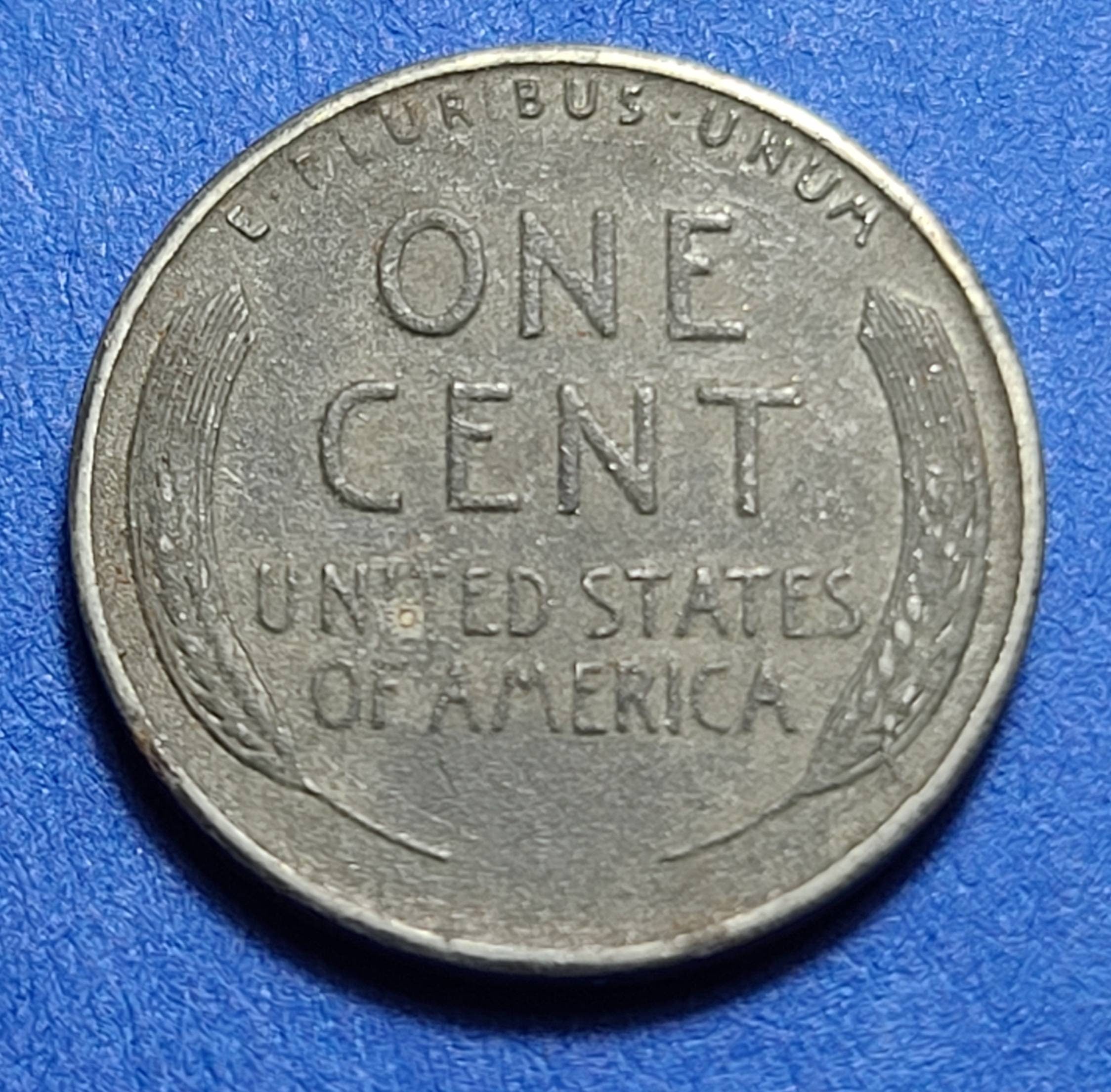 1943 United States Steel Penny (P) — WWII Era / Lincoln — Wartime Composition — Very Good to Very Fine