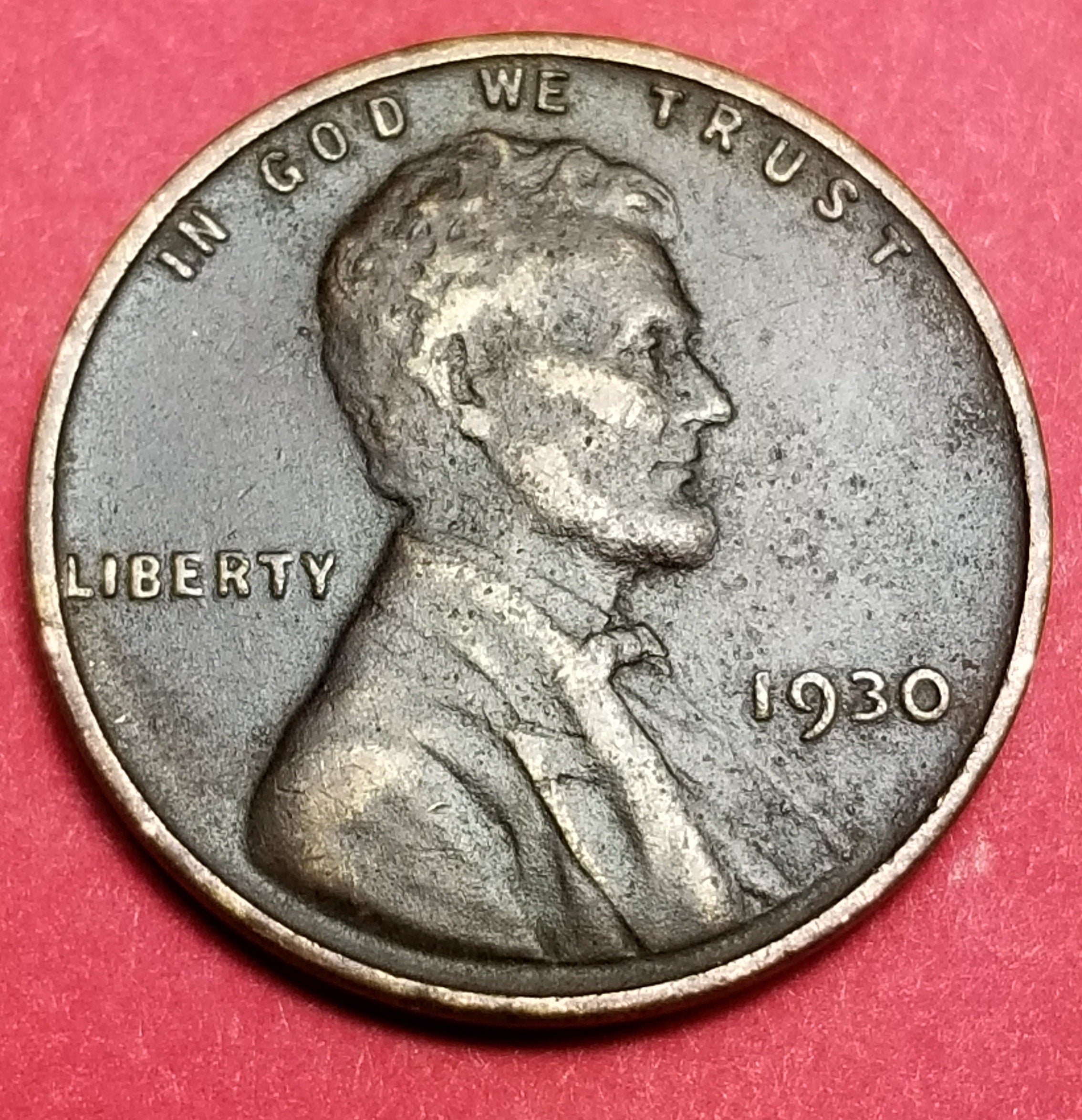 1930 United States Wheat Penny (P) — Great Depression / Lincoln — Wheat Reverse — Very Good+ to Very Fine